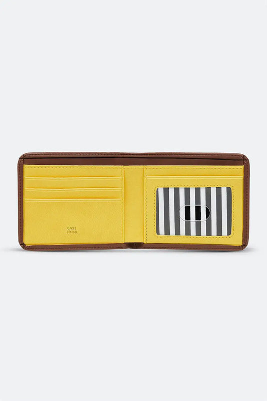 Case Look Men's Brown Folding Wallet Harper 01
